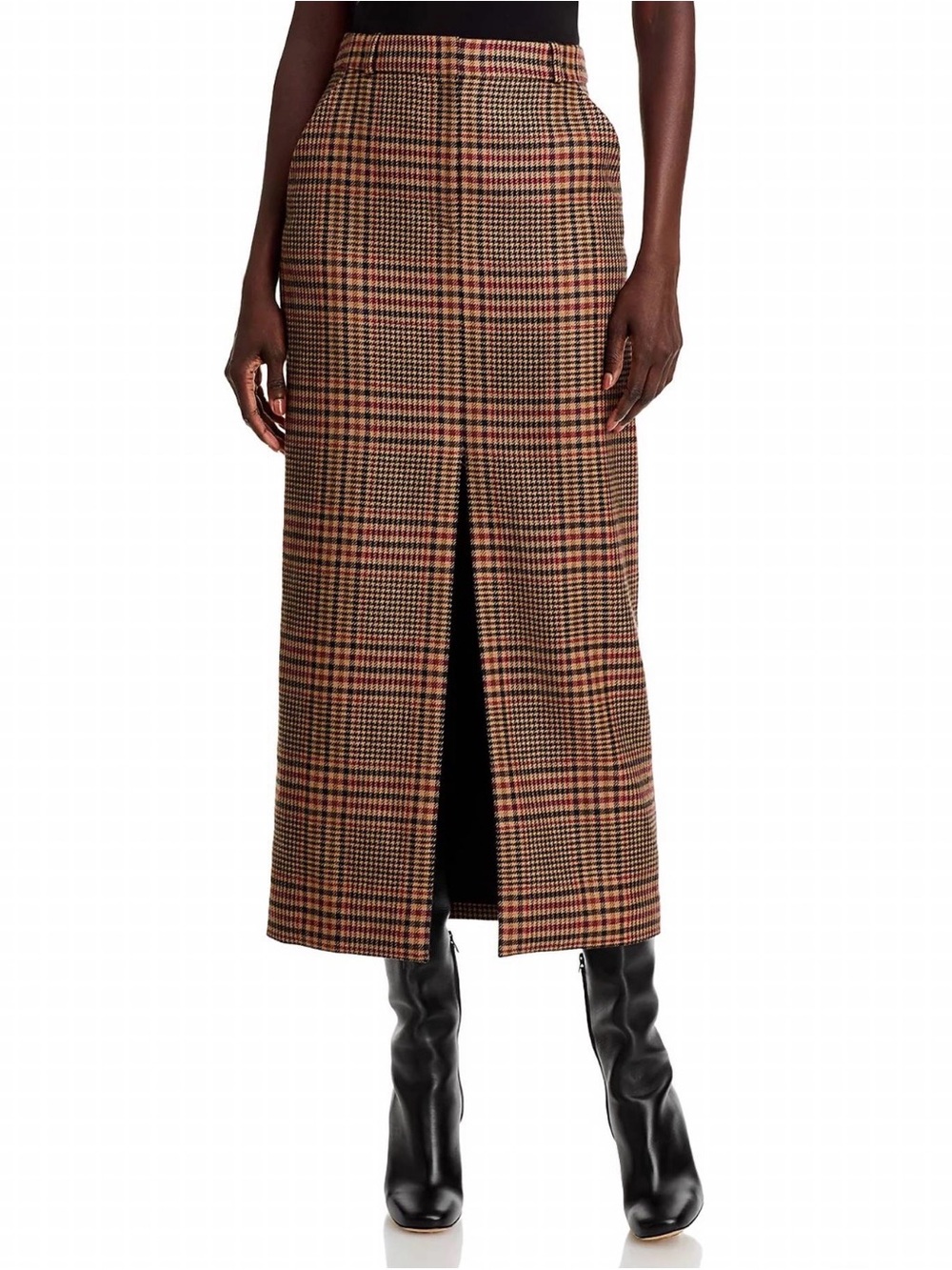 NWT Veronica Beard Maxine Wool-Tweed Maxi Skirt